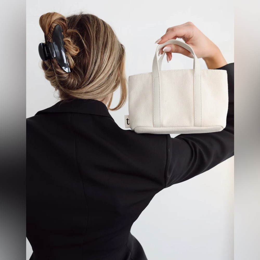NWT Tela Studio Mini Tote White